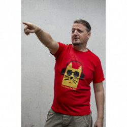 Cicafej mintás felnőtt póló